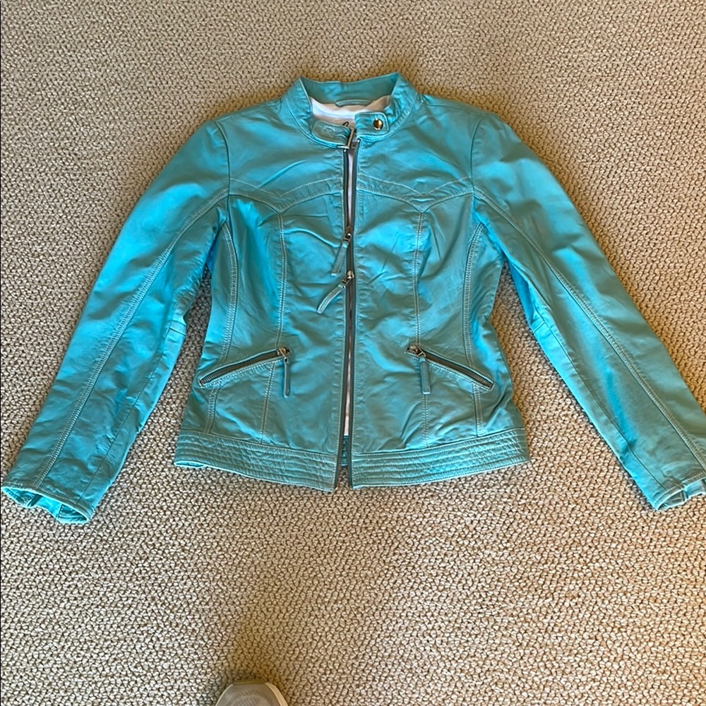 Scully - Women's Blue leather Jacket